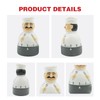Rileyfine WG012 Kitchen Mechanical Timer, Countdown Alarm Clock, Chef Shape,