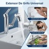 Aireador Extensor de Grifo Giratorio de 1080, Universal Extension de