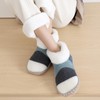 HUANSHA Ankle Knit Slipper Socks For Women With Grippers, Warm