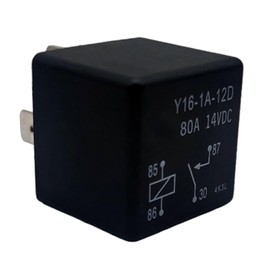 Mini ISO automotive Relay 90987-02025 12V 80A 4 PIN for Air Conditioning Compressor Cooling Fan, Same as 90987-T2004,TD156700-3330 Y16-1A-12D 14V 80A
