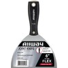 ALLWAY NX6F Ergonomic Grip Flex Smooth Curved Joint Knife, 6"
