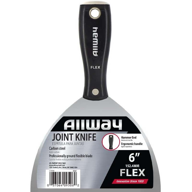 ALLWAY NX6F Ergonomic Grip Flex Smooth Curved Joint Knife, 6"