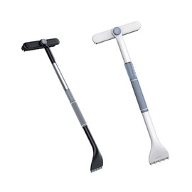 AIXXCUVQ Quick Defrosting Window Scraper Safe Snow And Ice Removal Tool Safe For On Windshields Prestone Windshield De-icer, Gray(