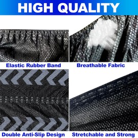 Enhanzy Extra Thick Shoe Covers Disposable Non Slip XL 100 Pack(50 Pairs) Eco-Friendly Boot Covers Large Size Disposable Shoe Covers for Indoors Reusable & Durable Fits Most Men/Women Shoes & Booties