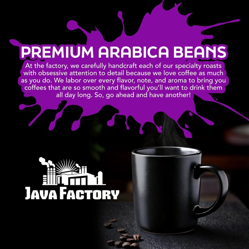 Java Factory Wakey Wakey Flavored Ground Coffee Bag – Light