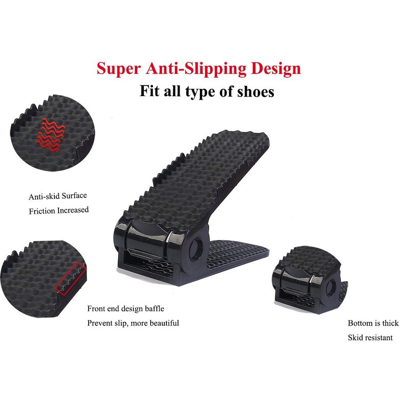 Yagizaai Bayou Shoe Slots, 8 PCS Shoes Slots Organizer, 4-Level