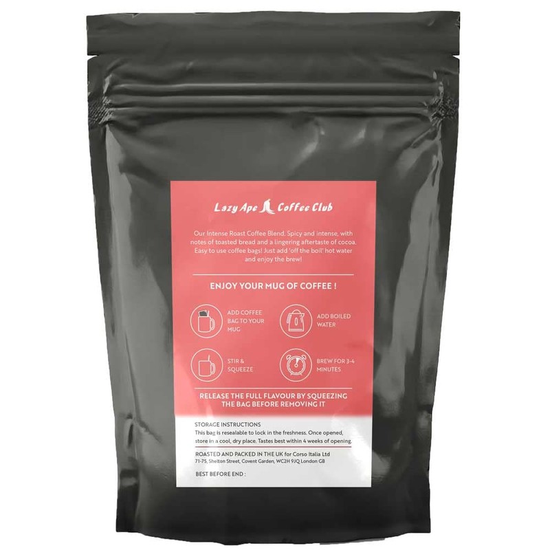 Lazy Ape Coffee Club - 50 Coffee Bags | INTENSE