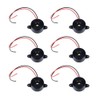 SJUNJIE 6 Pcs Piezo Electronic Buzzer 12V Tone Active Alarm