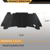 CNNELL Hood Insulation Pad Compatible with Dodge Ram 1500 1994-2001/Not