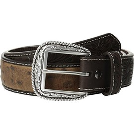 ARIAT Men's Ostrich Belt, brown
