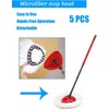 5 Pack Mop Replacement Heads, Spin Mop Replacement Head Mop