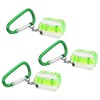 WORKPRO Small Bubble Level with Keychain 3-Pack Mini Pocket Tool