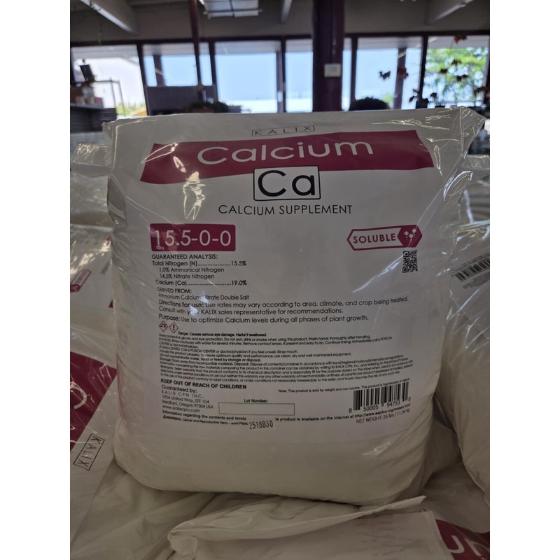 KALIX Calcium | 15.5-0-0 Calcium Nitrate Fertilizer | Highly Soluble