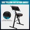 Poarmeey Portable Tattoo Chair Foldable Tattoo Arm Rest Adjustable Height