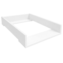 Baby Changing Table Topper, Straight Sides, 53.2x70 cm, White