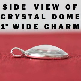 Fashion Jewelry CARDINAL ANGEL NEAR LOVE QUOTE Pendant FREE Sterling Silver 925 Necklace 20" RED