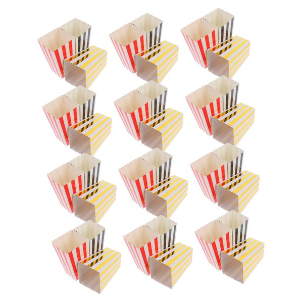 iplusmile 36pcs Popcorn Boxes French Fries Boxes for Parties Movie