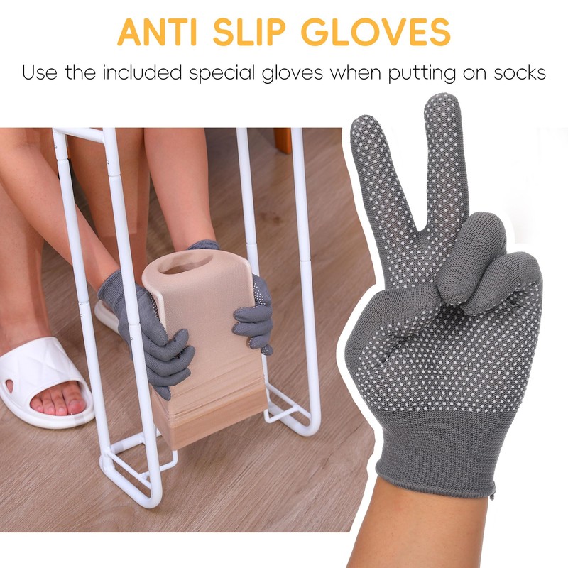 Upgraded Extra-Large Compression Sock Aid Device - Sock Aids for