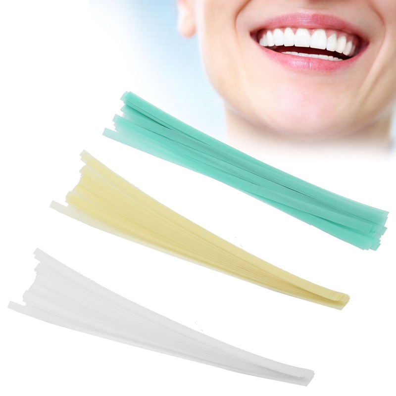 75pcs Dental Abrasive Strips Teeth Polishing Finishing Gloss Detal Supply