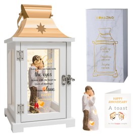 30th Wedding Anniversary Husband and Wife Lantern, Best 30th Anniversary Wedding Gifts for Couple Parents Wife Husband Pearl 30 Years of Marriage for Him Her