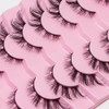 AKARA Natural Eyelashes, 7 Pairs, 3D False Eyelashes, Fake Lashes,