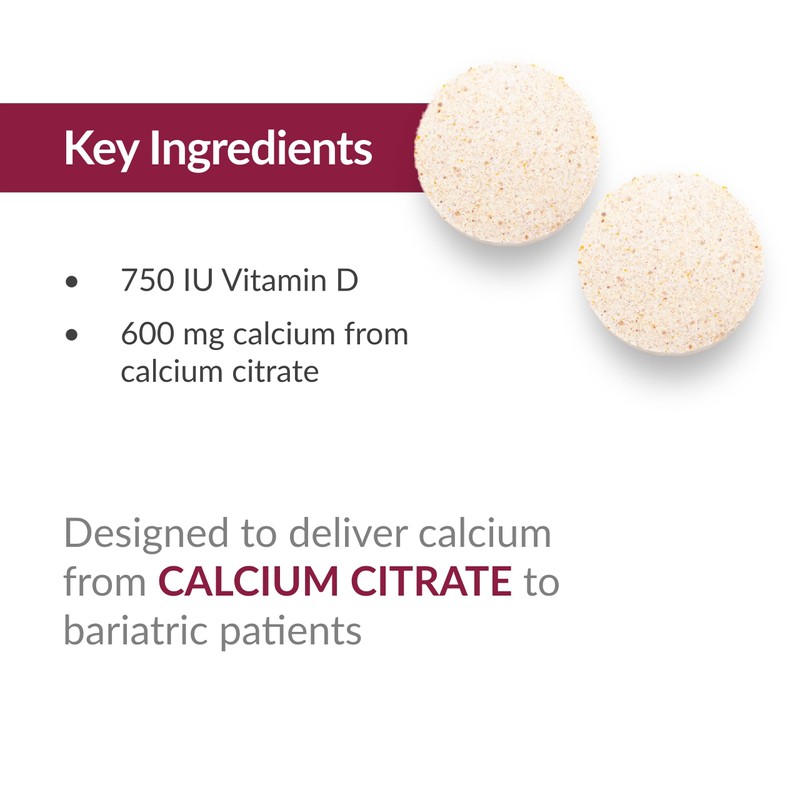 Bariatric Advantage Non Chewable Calcium Citrate 600 mg Calcium -