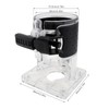 ChgImposs Electric Trimmer Router Base Quick Fixation Durable Trimming Milling