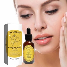 60 ML Frankincense Essential Oil,Organic Castor & Jojoba Oils for Face Anti-Aging Facial Moisturizer Serum,Natural Skincare Hydrates Skin Moisturizing (2 PCS)