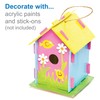 Baker Ross EF665 Wooden Birdhouse Kits (Pack Of 2) For