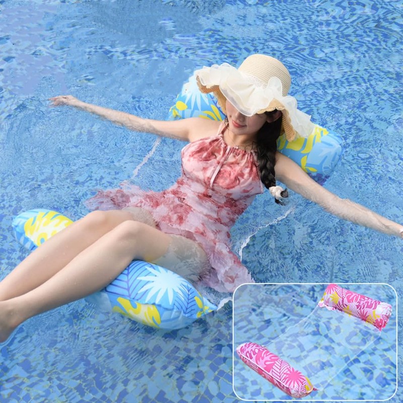 NatureMan Pool Float for Adults, 2 Packs Hammock Pool Float,