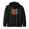 Pure Fruity: The Fruit Loops Cat Hooded Jacket, black