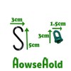 Greenhouse Twist Clips with S Hooks [50 Pack] for inside