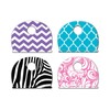 Lucky Line, Vinyl, Designer Pattern Key Identifier Caps, 4 Pack