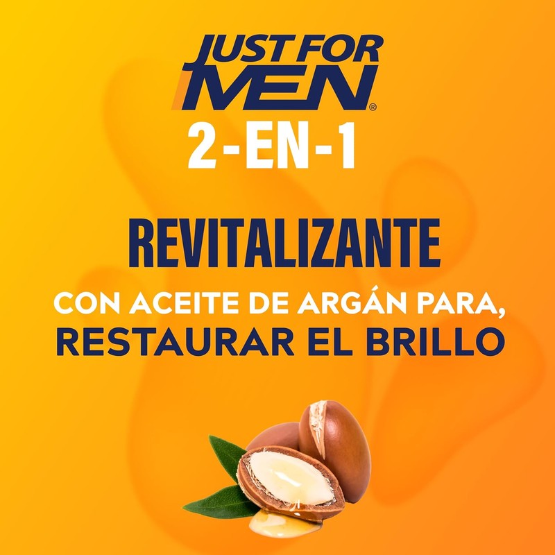 Just For Men Shampoo y Acondicionador 2 en 1 Revitalizante