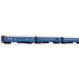 KATO 10-034-1 N Gauge Old Style Passenger Car Set of 4 (Blue) 10-034-1 Model Railway Passenger Car