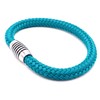 Bracelet "Aqua" made of colour-intensive paracord sailing rope with black