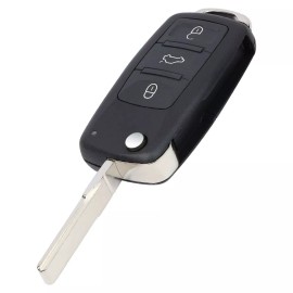 KEYECU for Volkswagen Touareg 2004 2005 2006 2007 2008-2010 Keyless Flip Remote Key Fob