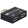 BUBUCAM Mini USB Hub 2 Ports USB 2.0 Splitter Charger
