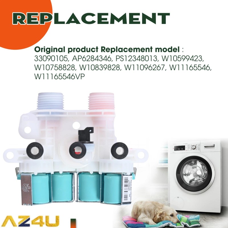 AZ4U MVWB835DW1 MVWB835DW4 Water Inlet Valve For Maytag Bravos XL