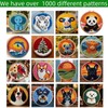 DIY Punch Needle Kits for Beginners Panda with Sunset with