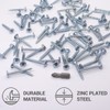 SKIR'CO (300 pcs) Zinc Plated Steel 4.0 x 35 mm
