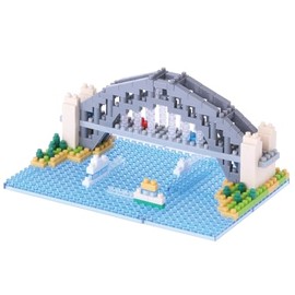 Nanoblock NAN-NBH101 Sydney Harbour Bridge, Multicolor