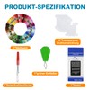 Maxee 200 Colours Embroidery Thread, Rainbow Colour, Embroidery Thread Used