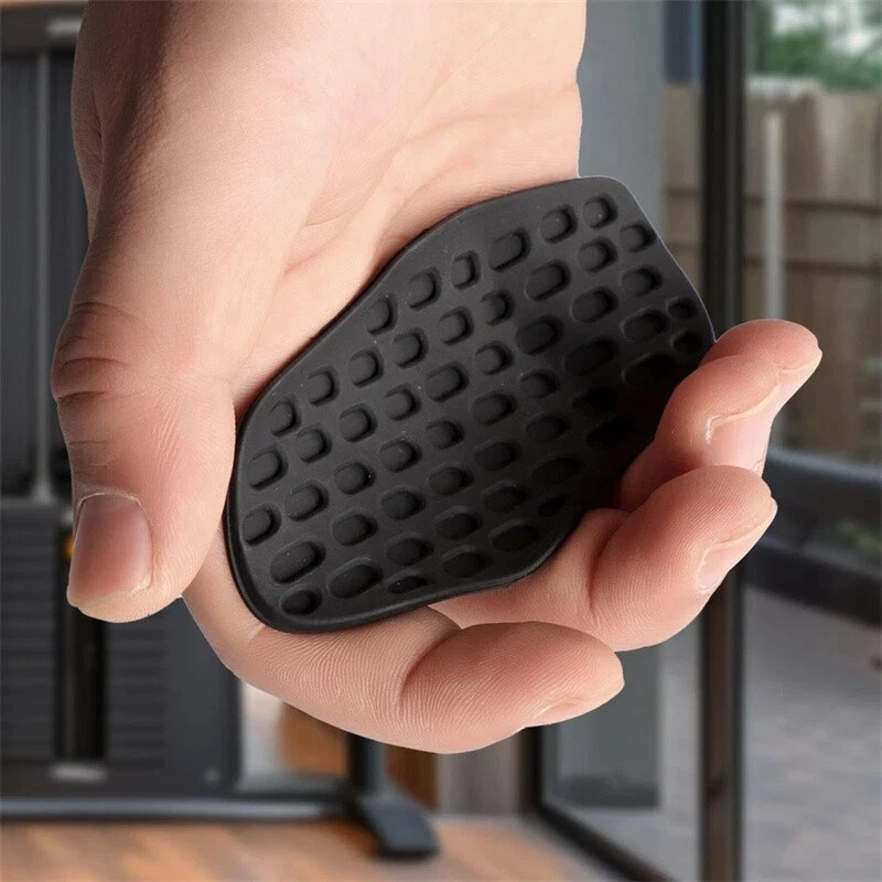 Unbranded Anti-Slip Workout Grips - Ergonomic Rubber Hand Protector Gloves