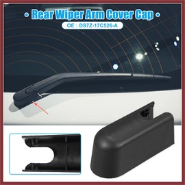 HEROFFIX Rear Windshield Wiper Arm Nut Cover Cap Fit for Ford Edge - Pack of 1 Black Replace Parts