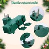 Kanayu 4 Pcs 3-Outlet Extender Adapter, Indoor/Outdoor Use, Weatherproof 3