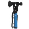 15In1 Axe Hammer MultiFunctional Camping Survival Screwdrivers Pliers Bottle Opener(Blue
