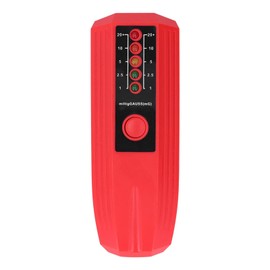 EMF Meter Magnetic Field Detector Portable High Accuracy Electromagnetic Radiation Tester (Red)