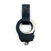Handcuff Strap Black Leather with Black Safety Snap