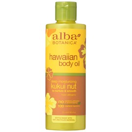 Alba Botanica Massage Oil Kukui Nut Net WT 8.5 oz